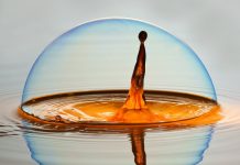 El impacto del coronavirus sobre la economía española soap bubble, drip, drop of water